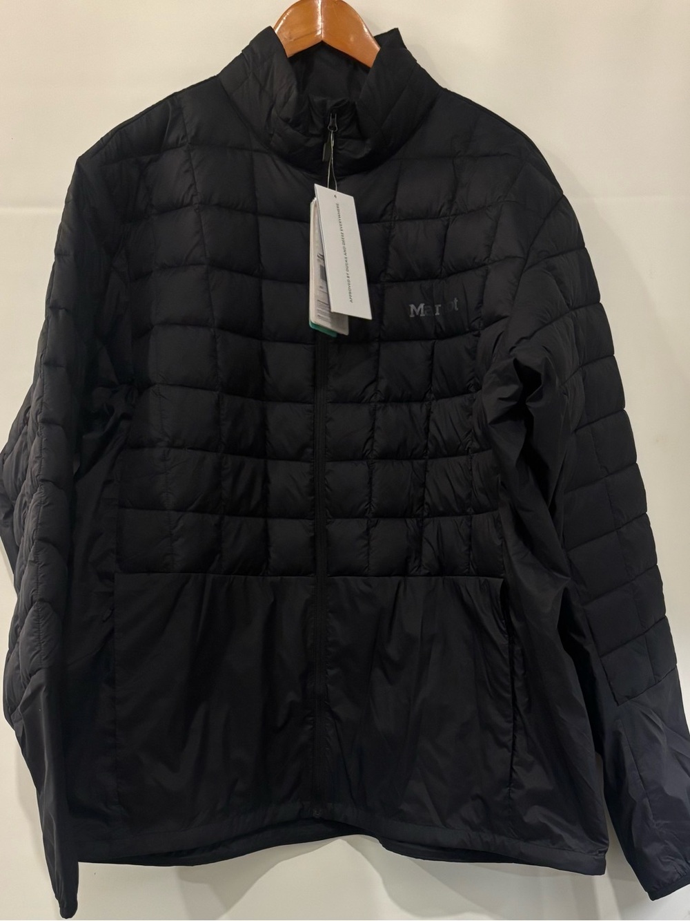 Marmot NWT Black Quilted Puffer Jacket
